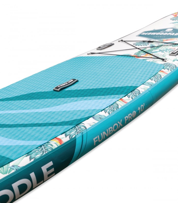 Funbox Pro 10' Caribbean - Prancha Stand Up Paddle Surf Redwoodpaddle woven dupla camada caveira skull