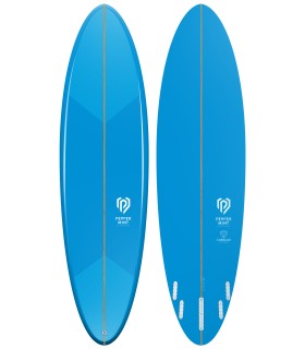 Prancha de surf en resina tintatda Peppermint Surfboards Peppermint Easy Short 7'0" Curaçao